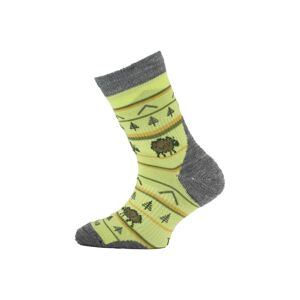 Lasting detské merino ponožky TJL žltá Veľkosť: (34-37) S- ponožky