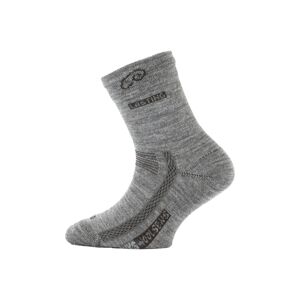 Lasting detské merino ponožky TJS šedej Veľkosť: (29-33) XS ponožky