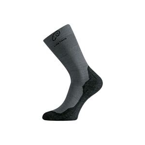 Lasting WHI 809 šedej vlnené ponožky Veľkosť: (38-41) M ponožky
