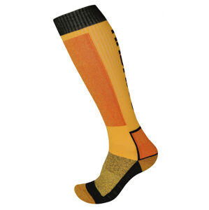Husky Ponožky Snow Wool žltá/čierna Veľkosť: XL (45-48)