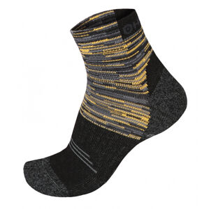 Husky Ponožky Hiking čierna/žltá Veľkosť: XL (45-48)
