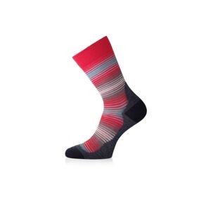 Lasting merino ponožky WLG červené Veľkosť: (42-45) L