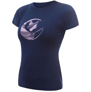 SENSOR MERINO ACTIVE PT FOX dámske tričko kr.rukáv deep blue Veľkosť: M