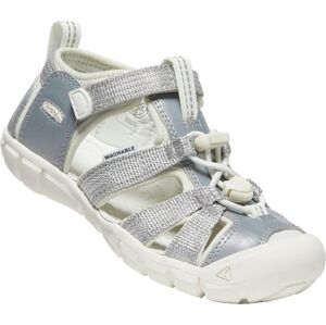 Keen SEACAMP II CNX CHILDREN strieborná/star biela Veľkosť: 31- detské sandále
