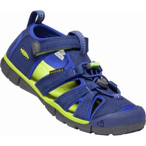 Keen SEACAMP II CNX YOUTH blue depths / CHARTREUSE Veľkosť: -32/33 detské sandále