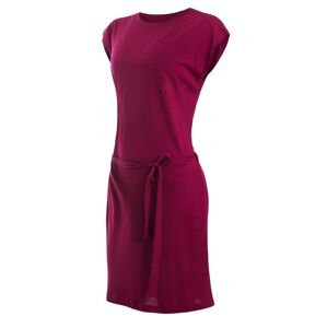 SENSOR MERINO ACTIVE dámske šaty lilla Veľkosť: -XL dámske šaty