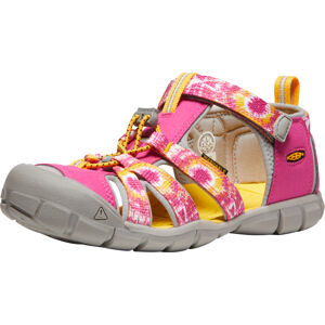Keen SEACAMP II CNX YOUTH multi/keen yellow Veľkosť: -36 detské sandále