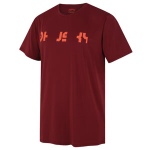 Husky Pánske funkčné tričko Thaw M bordo Veľkosť: L pánske tričko s krátkym rukávom