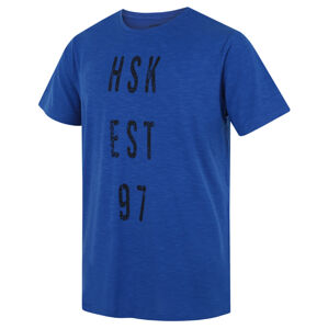 Husky Pánske funkčné tričko Tingl M blue Veľkosť: XXL pánske tričko s krátkym rukávom