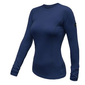 SENSOR MERINO ACTIVE dámske tričko dl.rukáv deep blue Veľkosť: S dámske tričko s dlhým rukávom