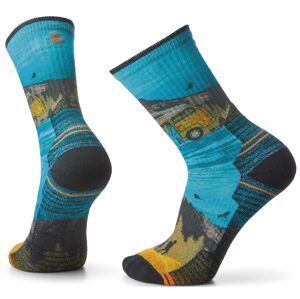 Smartwool HIKE LC GREAT EXCURSION PRINT CREW multicolor Veľkosť: L ponožky