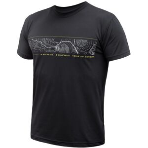 SENSOR COOLMAX TECH GPS pánske tričko kr.rukáv čierna Veľkosť: XXL- pánske tričko kr.rukáv