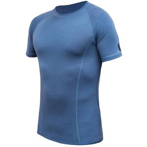 SENSOR MERINO AIR pánske tričko kr.rukáv riviera blue Veľkosť: XL pánske tričko kr.rukáv