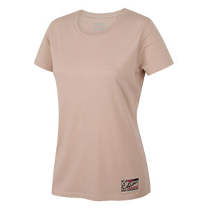 Husky Dámske bavlnené tričko Tee Base L beige Veľkosť: XS dámske tričko s krátkym rukávom