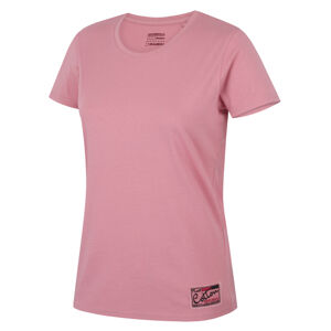 Husky Dámske bavlnené tričko Tee Base L pink Veľkosť: XXL dámske tričko s krátkym rukávom