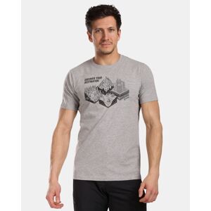 Kilpi GAROVE-M Svetlosivá Veľkosť: XL pánske tričko s krátkym rukávom