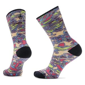 Smartwool ATHLETIC ART OF THE OUTDOORS PRINT CREW power pink Veľkosť: S ponožky