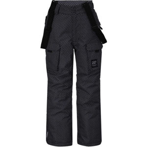 2117 LILLHEM Detské lyžiarske nohavice, čierna, veľkosť 164