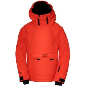 2117 LILLHEM JUNIOR´S JACKET Detská lyžiarska bunda, červená, veľkosť 176