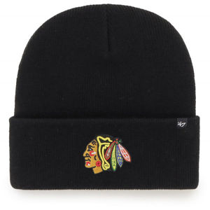 47 NHL CHICAGO BLACKHAWKS HAYMAKER '47 CUFF KNIT BLK Zimná čiapka, čierna, veľkosť UNI