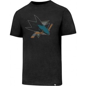 47 NHL SAN JOSE SHARKS CLUB TEE Pánske tričko, čierna, veľkosť