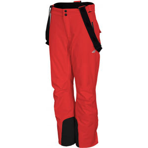 4F WOMEN´S SKI TROUSERS červená S - Dámske lyžiarske nohavice