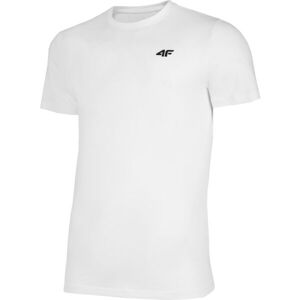 4F MENS T-SHIRT Pánske tričko, biela, veľkosť XXL