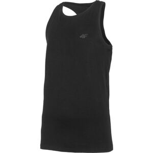 4F MEN'S T-SHIRT Pánske tričko, čierna, veľkosť XL