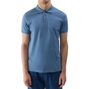 4F POLO SHIRT M Pánske polo tričko, modrá, veľkosť