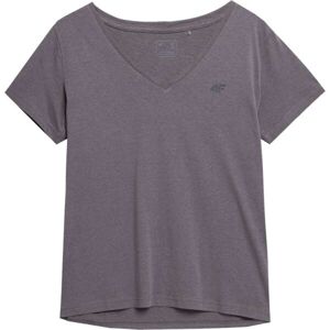 4F TSHIRT W Dámske tričko, tmavo sivá, veľkosť XL