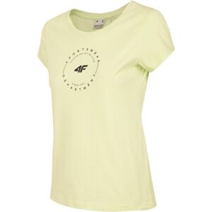 4F WOMEN'S T-SHIRT Dámske tričko, žltá, veľkosť M