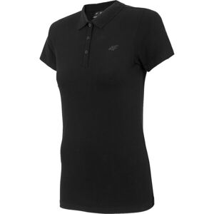 4F WOMEN'S T-SHIRT Dámske tričko, čierna, veľkosť XS