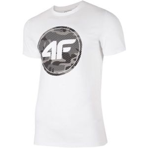 4F MEN´S T-SHIRTS biela M - Pánske tričko