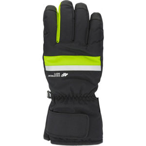 4F SKI GLOVES Lyžiarske rukavice, čierna, veľkosť L