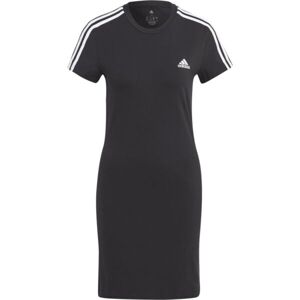 adidas 3S FIT T DR Dámske tričkové šaty, čierna, veľkosť XL