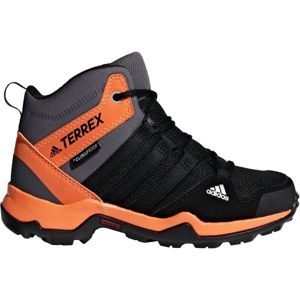 adidas TERREX AX2R MID CP K šedá 3.5 - Detská outdoorová obuv