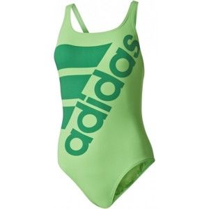 adidas SOLID SWIMSUIT zelená 40 - Dámske jednodielne  plavky