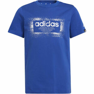 adidas GFX TEE 1 Chlapčenské tričko, modrá, veľkosť 140