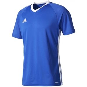 adidas TIRO 17 JSY JR modrá 140 - Juniorský dres s krátkym rukávom
