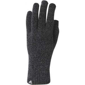 adidas KNITTED GLOVES CONDUCTIVE čierna XS - Zimné rukavice