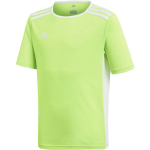 adidas ENTRADA 18 JSYY Chlapčenský futbalový dres, svetlo zelená, veľkosť 152