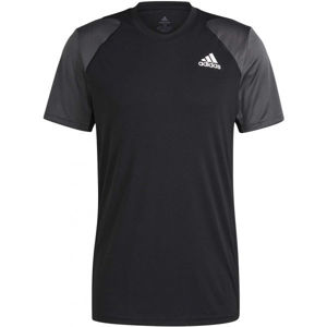 adidas CLUB TENNIS T-SHIRT Pánske tenisové tričko, čierna, veľkosť XL