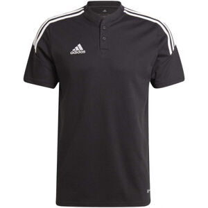 adidas CON22 POLO Pánske polo tričko, čierna, veľkosť XL