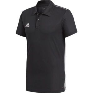 adidas CORE18 POLO Polo tričko, čierna, veľkosť M