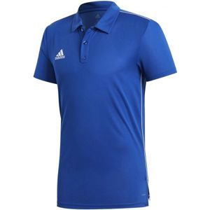 adidas CORE18 POLO Polo tričko, modrá, veľkosť S