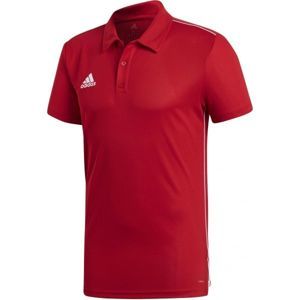 adidas CORE18 POLO červená S - Polo tričko
