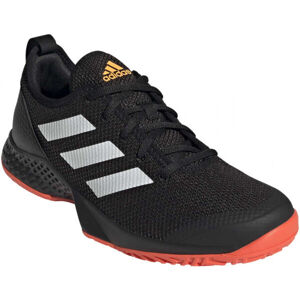 adidas COURTFLASH Pánska tenisová obuv, čierna, veľkosť 46 2/3