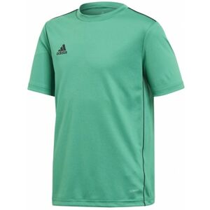 adidas CORE18 JSY Y Juniorský  futbalový dres, zelená, veľkosť 140