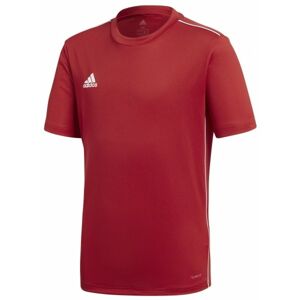 adidas CORE18 JSY Y Juniorský  futbalový dres, červená, veľkosť 164