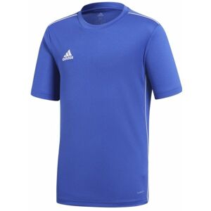 adidas CORE18 JSY Y Juniorský  futbalový dres, modrá, veľkosť 116